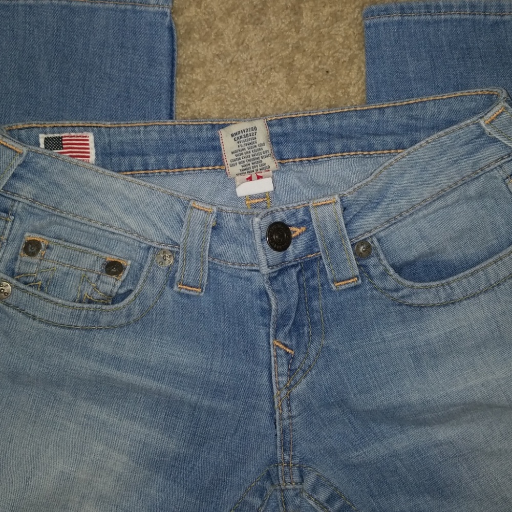 True Religion Skinny Short Rise EUC size 26